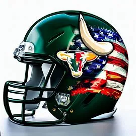 South Florida Bulls Concept Football Helmets