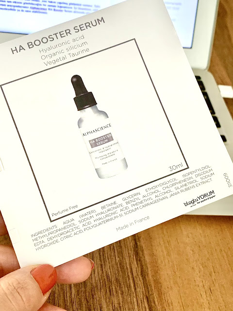 alphascience ha booster serum içerik