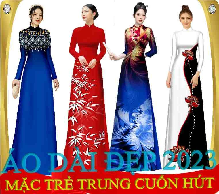 Vải áo dài đẹp nhất hiện nay mặc dáng trẻ trung cuốn hút lắm