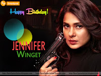 jenniferwinget1, birthday wishes,, sexy winget along pistol