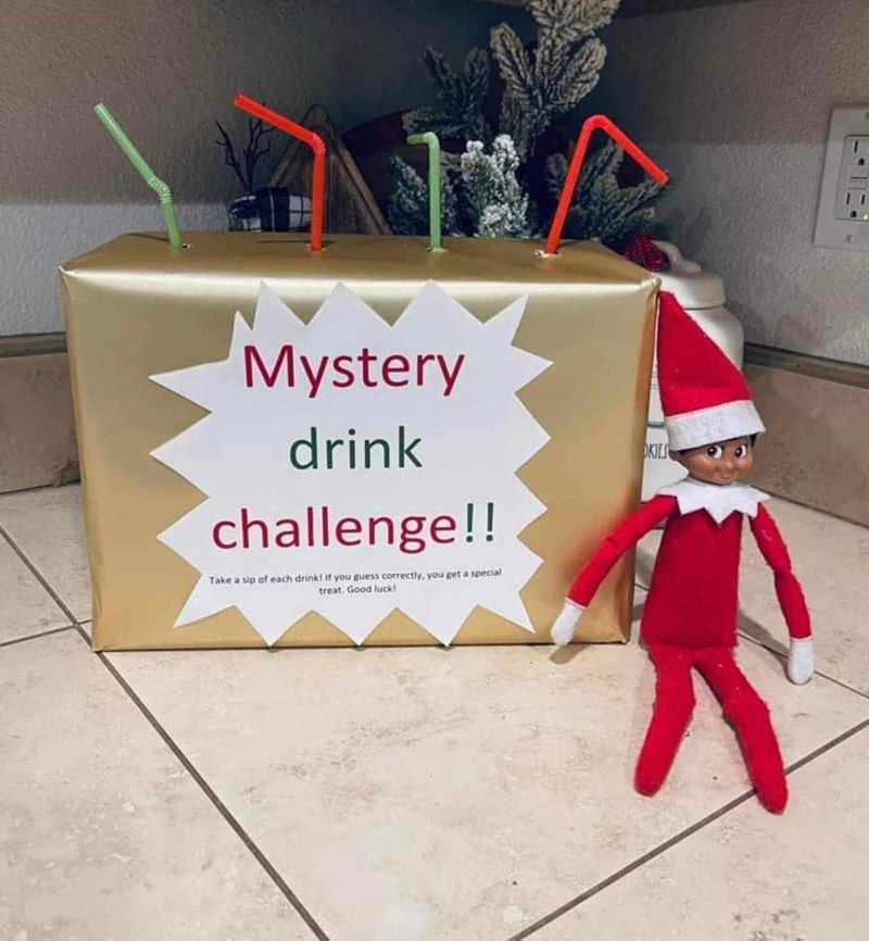 elf mystery drink challenge.