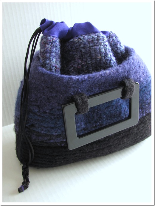 Tamdoll's Purple Passion Wool Purse