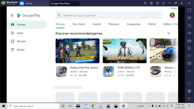 GOOGLE PLAY IN PC
