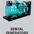 Power Up Your Project with Our Rental Generators!