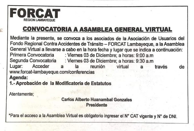 FORCAT LAMBAYEQUE