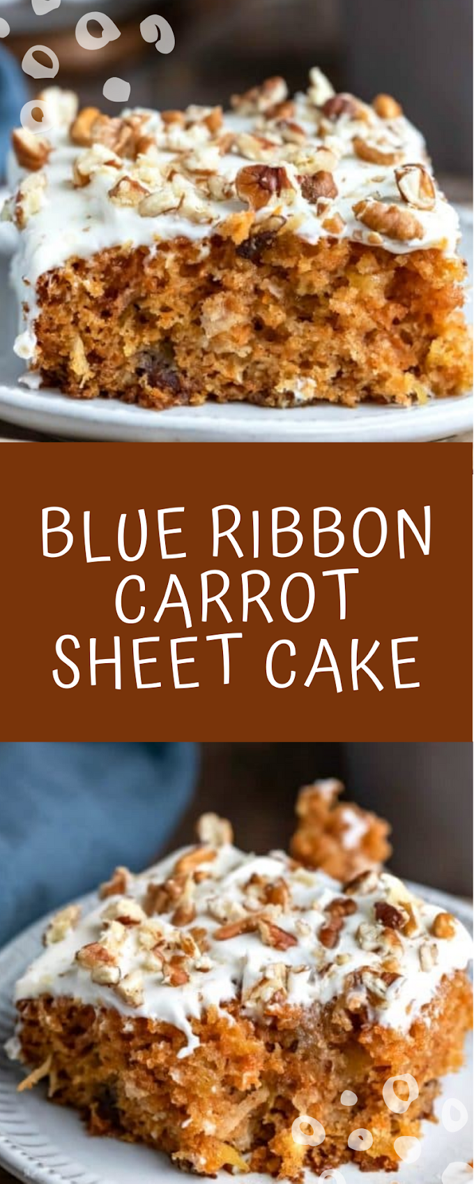 Blue Ribbon Carrot Sheet Cake