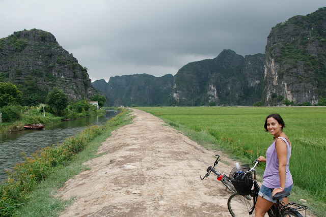 Paseo en bici por Tam Coc.