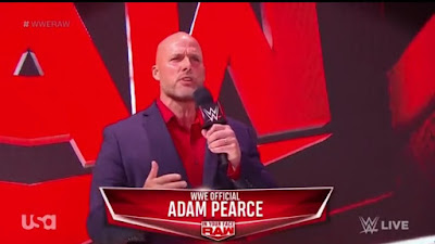 WWE Raw Adam Pearce Vince McMahon GM