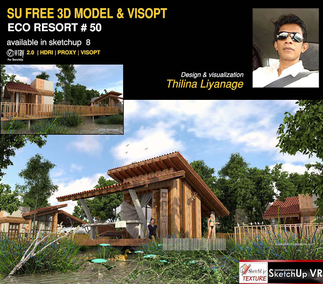 You tin contact him past times clicking on its mention Free sketchup model Eco Resort #50 & vray Visopt