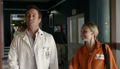 Dr. Doctor Andy Yablonski Alex O'Loughlin Amber Clayton Dr. Lisa Reed Three Rivers Where We Lie screencaps images photos smile grin pictures