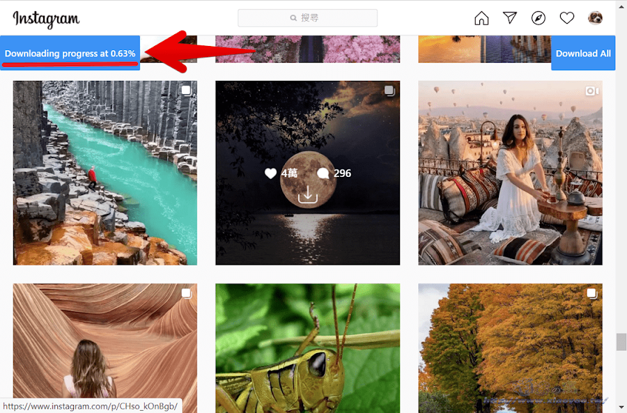 IG Downloader 擴充功能輕鬆儲存IG照片