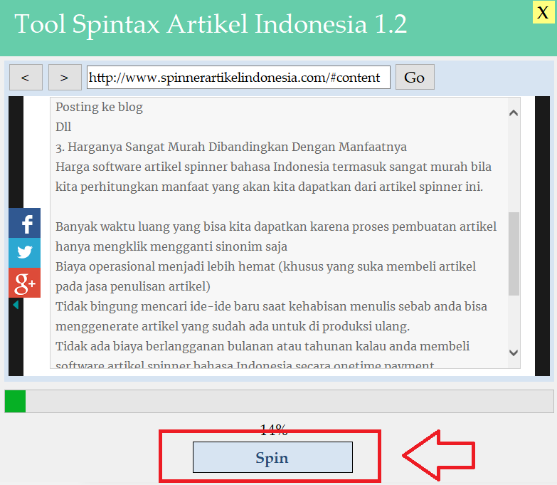 Tools Aplikasi Spin Rewrite Artikel Bahasa Indonesia - Jagoan Kode