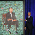 Develan retratos de los Obamas en la Galería Nacional de EE. UU.