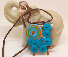 CC7A Spring Pastels: copper, wire working, buttons :: All Pretty Things