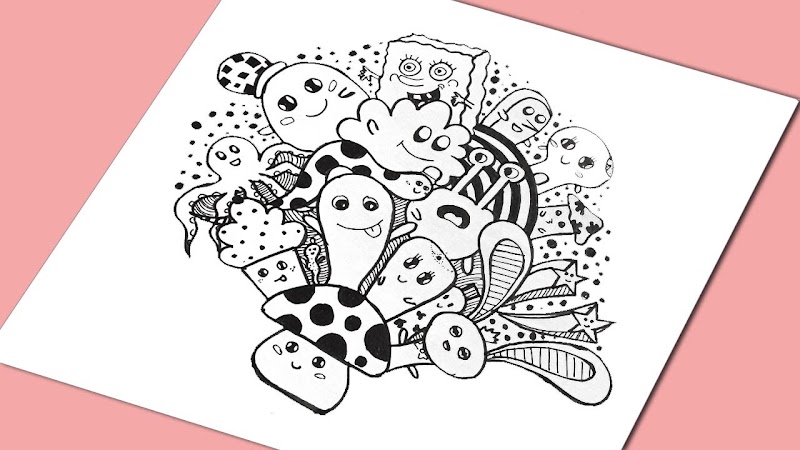 Top 49+ Gambar Doodle Mudah Ditiru Dan Keren