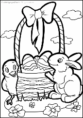 Desene De Colorat Cu Imagini De Paste Inedit