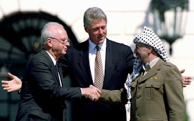 Acordo de paz entre judeus e palestino, Clinton, Rabin, Arafat