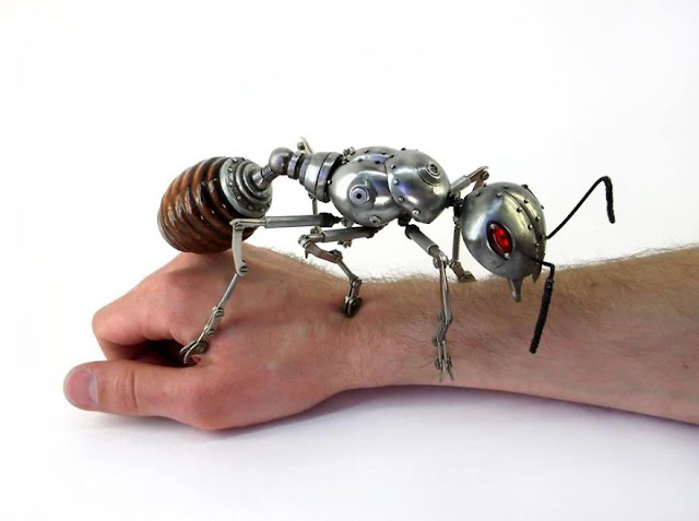 animals steampunk sculpture