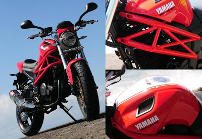 Modifikasi Yamaha Byson Warna Merah