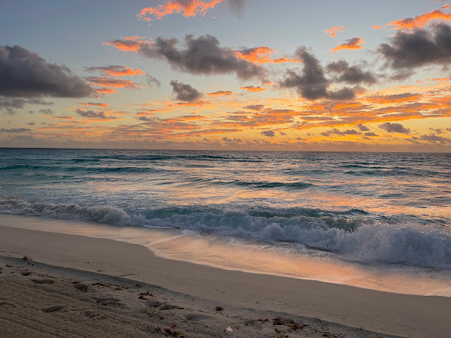 sunrise and beach