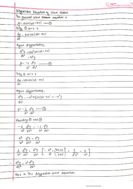 Class 12 Physics Wave Motion and  Mechanical wave Complete Note NEB