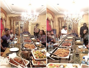  Uriel, Kemen and Bassey dine with former militant, Ateke Tom (Photos)