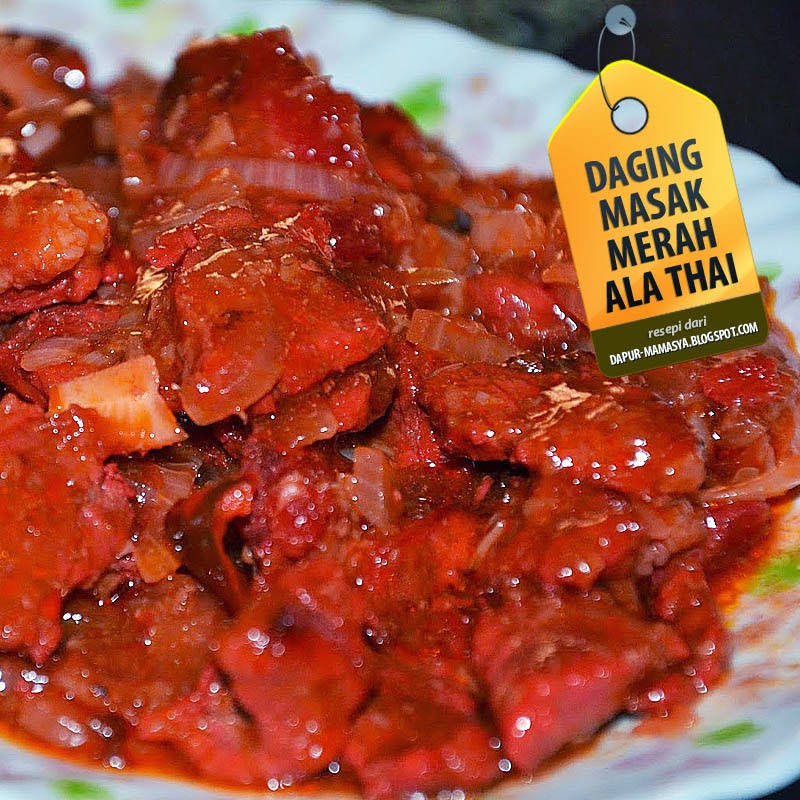 CD: RESEPI DAGING MASAK MERAH ALA THAI