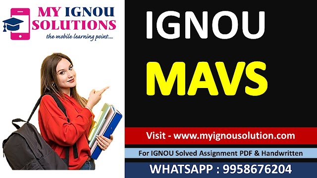 IGNOU MAVS Solved Assignment 2023-24 – MASTER'S OF ARTS IN VAIDIK STUDIES