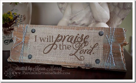 Praise Sign www.papercraftmemories.com