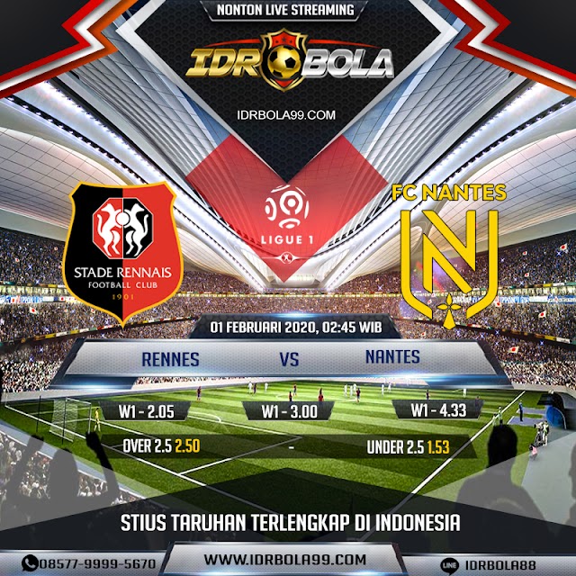 IDRBOLA - Prediksi Bola Rennes Vs Nantes 01 Februari 2020 