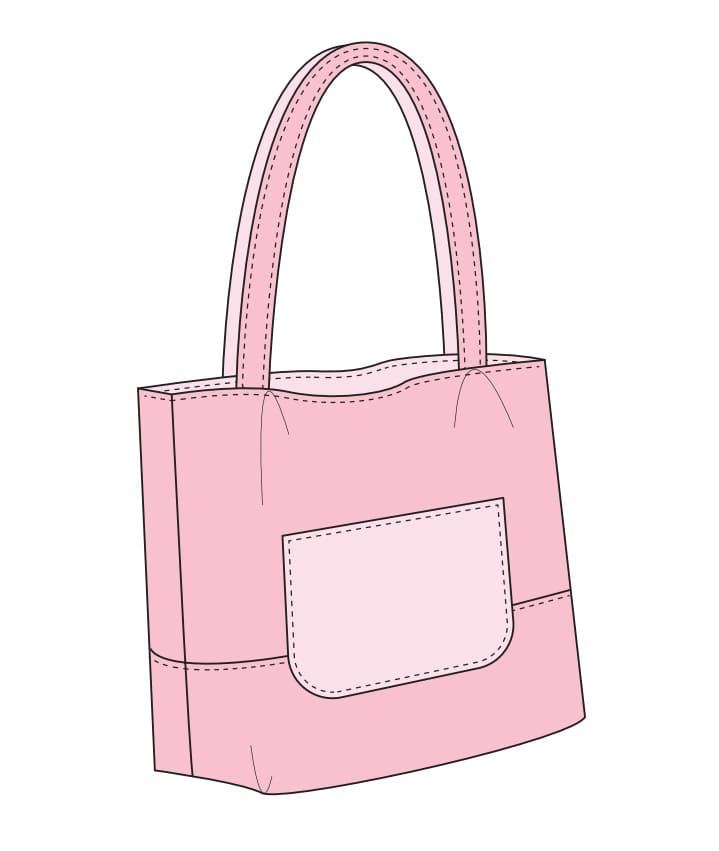DIY Reversible Fur And Leather Easy Tote Bag Pattern - Creative Fashion Blog