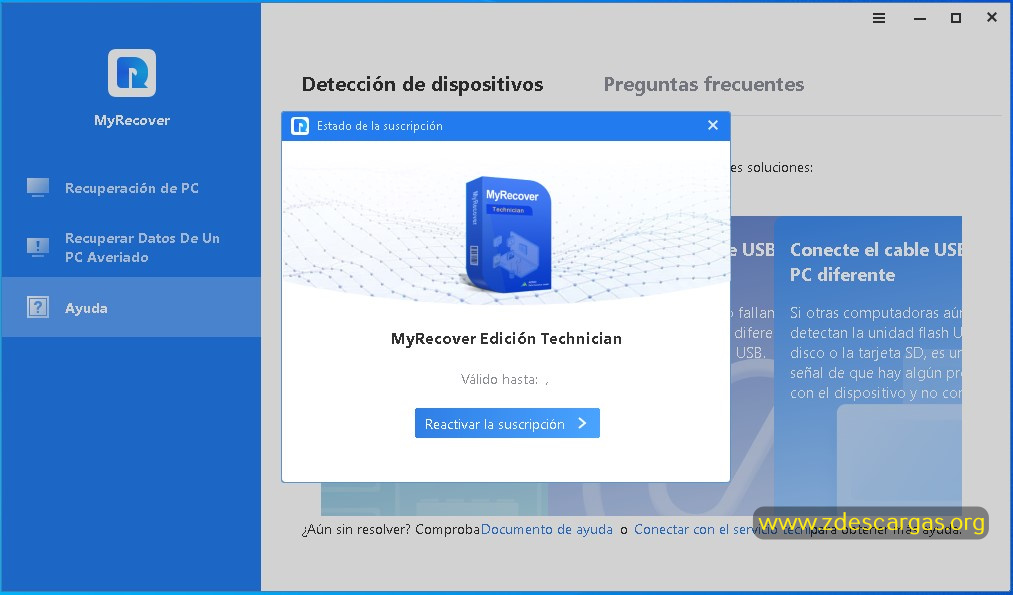 AOMEI MyRecover Full Español