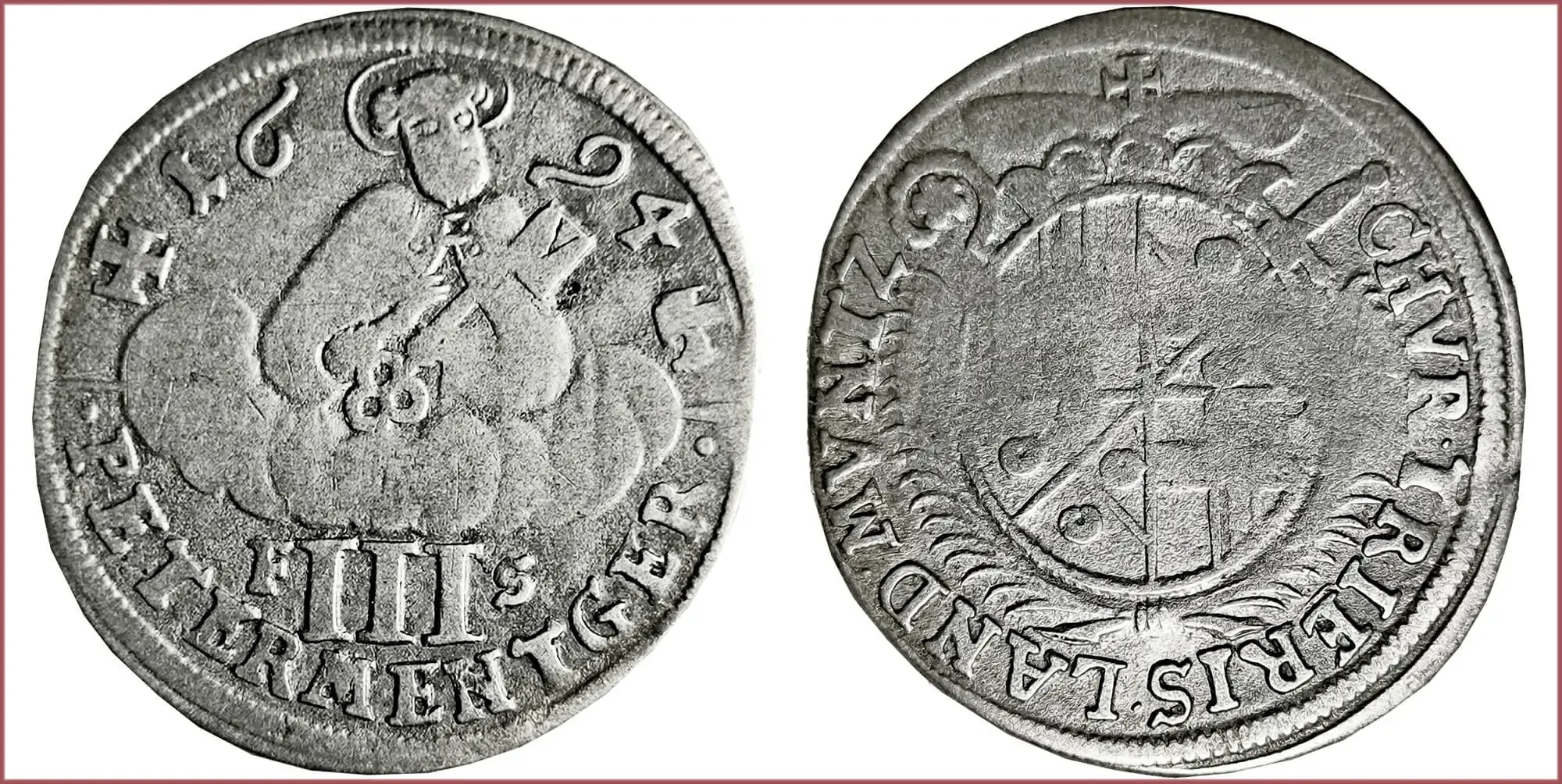 3 petermentger, 1694: Electorate of Trier (Germany)