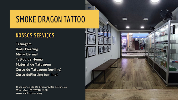 Estudio de tatuagem e piercing no centro do rio de janeiro com venda de material para tatuagem, material para micropigmentaçao, micro dermal, tattoo de henna e tatuagem temporária!
