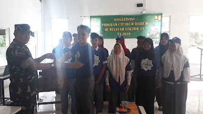 Satgas Citarum Sektor 11 Gelar Sosialisasi di SMK Nurul Hidayah Pasundan Haurwangi