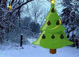 Juegos de Escape - Easy Christmas Forest Escape