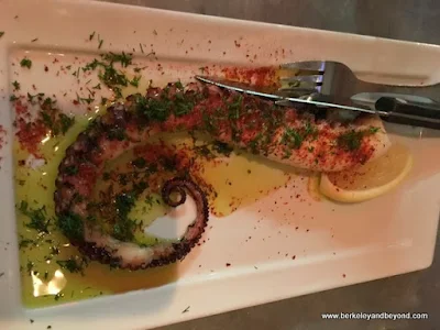 octopus tentacle at Mediterranean Exploration Company in Portland, Oregon