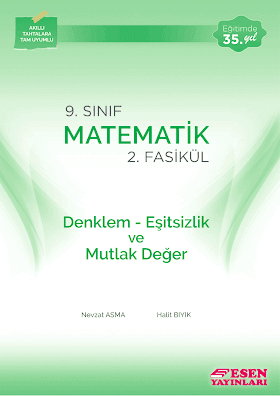 Esen Denklem Eşitsizlik ve Mutlak Değer Fasikülü PDF indir