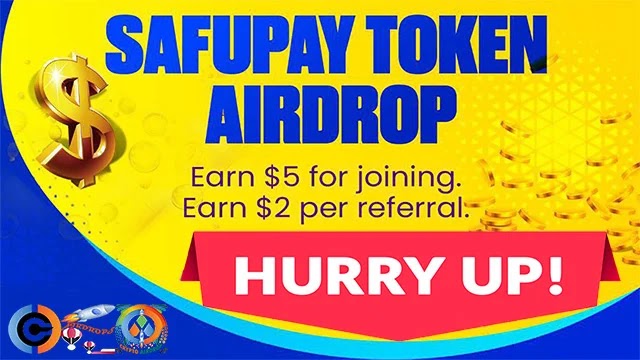 SAFUPAY Airdrop of $5 USDT worth $SPT Token Free