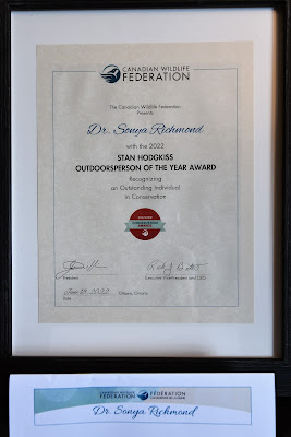 Canadian Wildlife Federation Award Sonya Richmond.