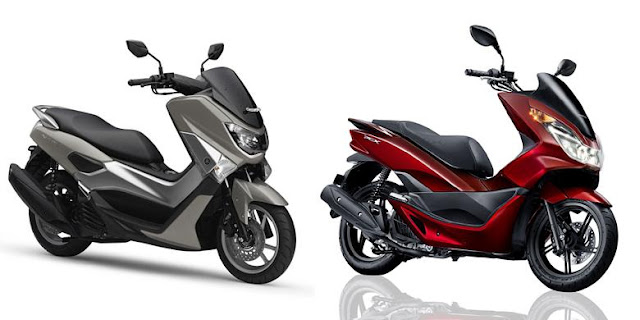 Adu Spesifikasi dan Harga New Honda PCX dan Yamaha NMax 2016