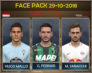 PES 2017 Facepack 29-10-2018 by Mo Ha