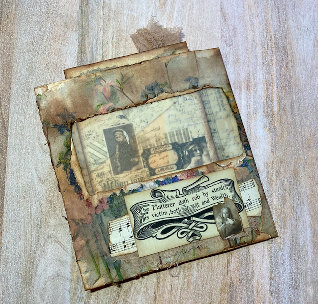 Vintage Days Junk Journal Altered Envelope