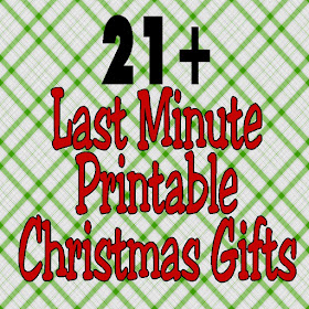 Need a last minute gift for that someone special on your Christmas list? Don't forget your favorite teacher, mailman, delivery driver, cashier, or friend with these last minute printable Christmas gifts.