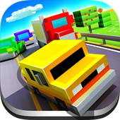 Blocky Highway Traffic Racing APK