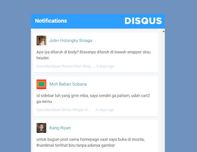Cara Memasang Recent Comments Disqus Terbaru Di Blogger, bermanfaat untuk meningkatkan SEO blog serta page views blog sehingga bounce rate bisa turun. Dan posisi di search engine bagus bisa page one google.