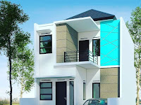 Model Rumah Lantai 2 Bagian Depan