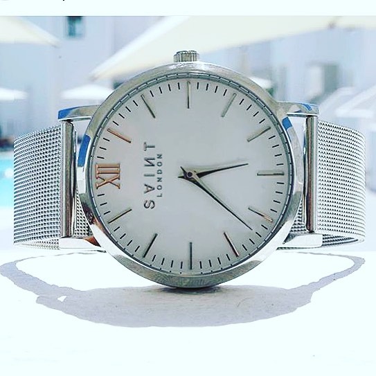 Silver Watch, SaintLondonVXI, 20% off, promo code ADRIANASTYLE, adriana-style.com, blog modowy Puławy, Adriana Style Blog, kupon znizkowy, srebrny zegarek Saint London