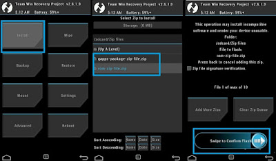 Cara Root  Install TWRP Recovery Asus Zenfone 6