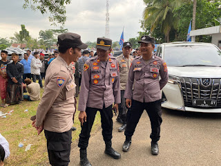 Polda Banten Laksanakan Pengamanan Kunjungan Capres di Wilayah Lebak 